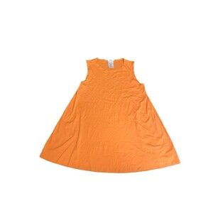 Wolford Pure Swing Top Orange Soft Sleeveless Basic Size XS Modal